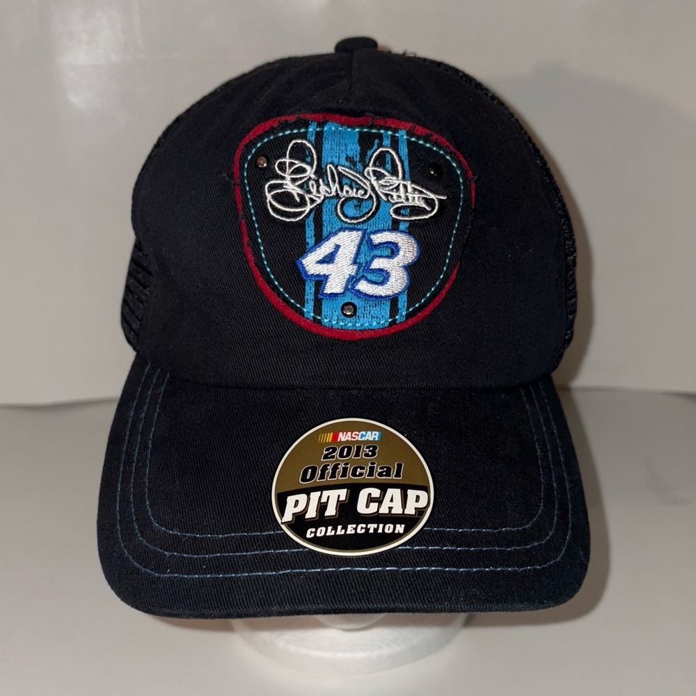 🏎️ 2013 NASCAR RPM RICHARD PETTY MOTORSPORTS #43 TRUCKER HAT OFFICIAL PIT CAP